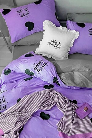 مقعد من ورقة منقوشة منقوشة مقعد واحد فقط الحب الأرجواني iqon015 - İQON