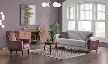 Irmak Oturma Grubu Metal Kasa - Cadde Yıldız