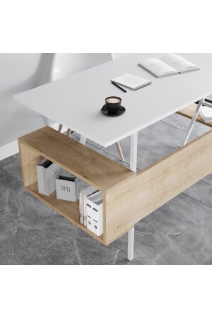 Irony Maxi Ofis Masası Beyaz Meşe 40012 - 3