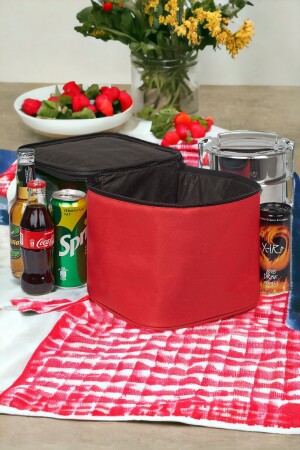 Isı Yalıtımlı Sıcak Tutucu Kamp Piknik Beslenme Sefer Tası Çantası - 8