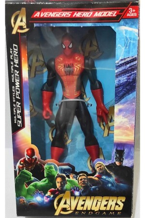 Işıklı Eklemleri Hareketli Kaliteli 17 Cm. Spider-man Örümcek Adam Figür Oyuncak - 2