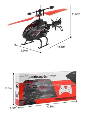 Işıklı Şarjlı Uçan Uzaktan Kumandalı Helikopter Sonic I/r Control BUL532 - 4