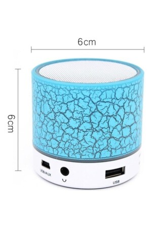 Işıklı Taşınabilir Bluetooth Wireless Hoparlör Kablosuz Ses Bombası Portatif Speaker Musıc mını speaker - 2