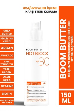 Isıl İşlem ve Güneş Koruyucu Hot Block SPF 30+ Saç Toniği 150ML - 1