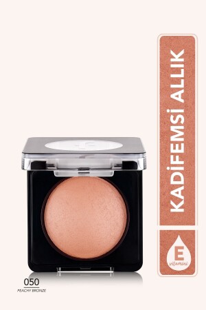 Işıltılı Fırınlanmış Allık - Baked Blush-On - 050 Peachy Bronze - 8682536051477 - 2