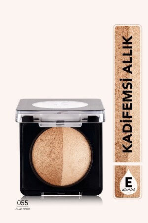 Işıltılı Fırınlanmış Allık - Baked Blush-On - 055 Dual Gold - 8682536051514 6511 - 2