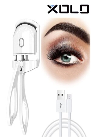 Isıtmalı Kirpik Kıvırıcı Elektronik Şarjlı Kirpik Kıvırıcı Eyelash Curler - Xolo