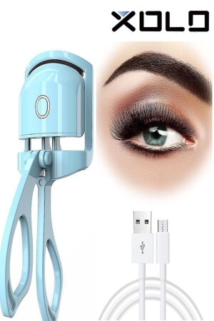 Isıtmalı Kirpik Kıvırıcı Elektronik Şarjlı Kirpik Kıvırıcı Eyelash Curler - Xolo