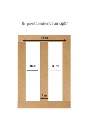 Iskandinav Duvar Çıtası (KALINLIK 4MM) 1 Paket 5 Adet 100x8cm Boyanabilir Duvar Çıtası Lambri - 4