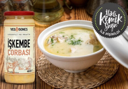 İşkembe Çorbası - 320ml (İlikli Kemik Suyu ile Pişirilmiş) - Halal