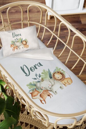 Isme Özel Anne Yanı 60x100 Beşik Uyku Nevresim Takımı anne-285374637973 - Homamia