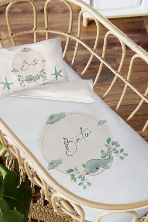 Isme Özel Anne Yanı 60x100 Beşik Uyku Nevresim Takımı besik-13241326153 - Homamia