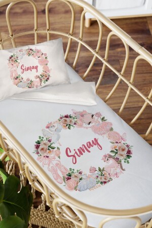 Isme Özel Anne Yanı 60x100 Beşik Uyku Nevresim Takımı besik-13241326158 - Homamia