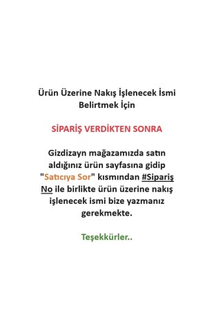 Isme Özel Nakış Işlemeli Müslin Örtü Bebek Hediyelik 2 - 2