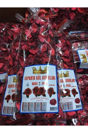 Isparta Rote Rose, trockene Blütenblätter, mittlere Größe * Rose P03a - 2