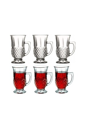 Istanbul 6lı Çay Fincanı Seti DKRPB55671 - 1