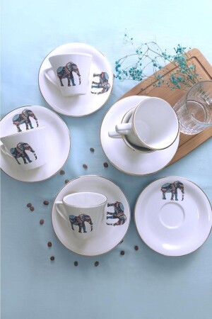 Istanbul Elephant 12-teiliges Teetassen-Set für 6 Personen 69247-5 - 4