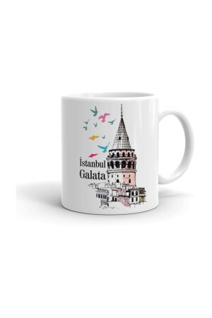 Istanbul Galata Tower Keramikbecher Tasse KP15-2 - 2