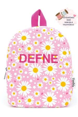 [ Istediğiniz Ismi Yazıyoruz ] Papatya 0-8 Yaş Çocuk Sırt Çantası- Anaokulu-kreş Sırt Çantası - Tosbiş