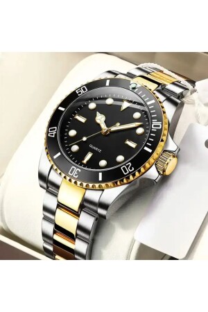 ساعة يد الرجال من لون من الفضة الذهب - İSTLİV