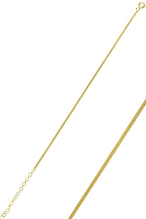 Italienisches flaches Armband in Silber- und Goldfarbe, 1–4 mm dick, Sgtl10096gold - 2