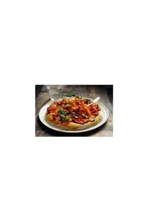 Italya Partisi Yemek Takımı Beyaz 6'lı Pizza Tabağı 32 cm 6 Parça MADAME LUDA HOME COLLECTİON - 7