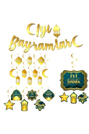 Iyi Bayramlar Asma Süs Set - Parti Sürprizi