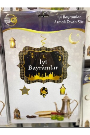 Iyi Bayramlar Asmalı Tavan Süs Ramazan Süs iyibayramlartekli - BG