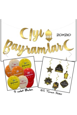 İyi Bayramlar Bayram Süsleri Seti - 2