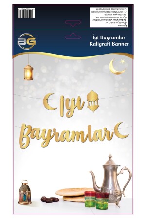 İYİ BAYRAMLAR KALİGRAFİ BANNER !!! GRKMRMZN4566854657 - 3