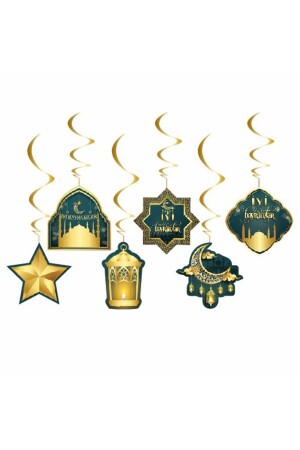 Iyi Bayramlar Temalı Sarkıt Tavan Süs 6'lı - Partijet