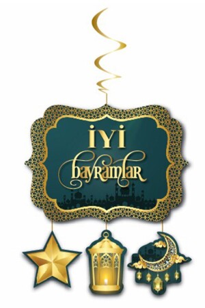 Iyi Bayramlar Temalı Tavan Süs - Partijet