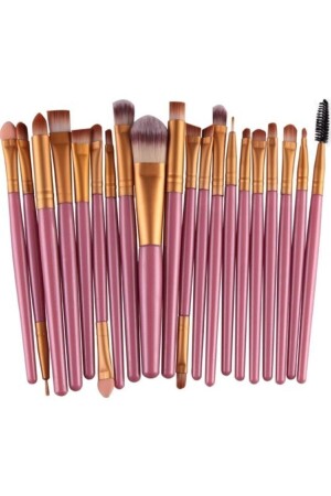 Izla 20-teiliges professionelles weiches Make-up-Pinsel-Set, violette Farbe - 1