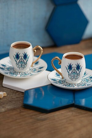 Iznik Kaffeetassen-Set für 2 Personen 80 ml 153. 03. 07. 7659 - 2