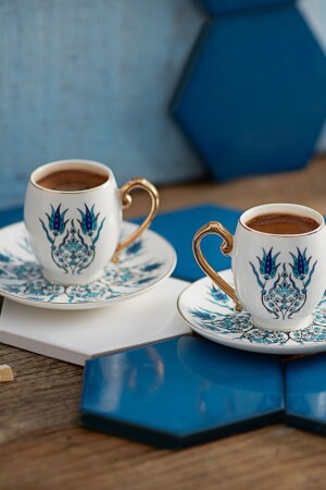 Iznik Kaffeetassen-Set für 2 Personen 80 ml 153. 03. 07. 7659 - 5