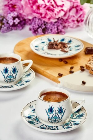 Iznik New Form Kaffeetassen-Set für 6 Personen 100 ml - 8