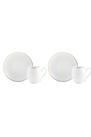 Iznik Weißes Kaffeetassen-Set für 2 Personen 90 ml 153. 03. 06. 8719 - 3