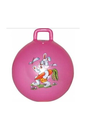 J-16 Pink Plates Hüpfball für Mädchen, 45 cm, Kindergröße - 1