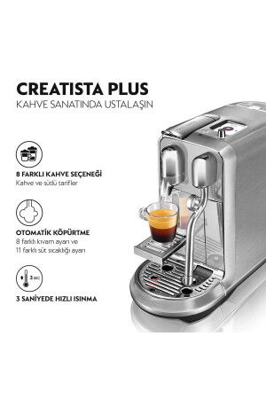 J520 Creatista Plus Süt Çözümlü Kahve Makinesi 500.01.01.8755 - 2