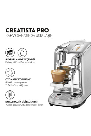 J620 Creatista Pro Kahve Makinesi,Çelik 500.01.01.8756 - 2