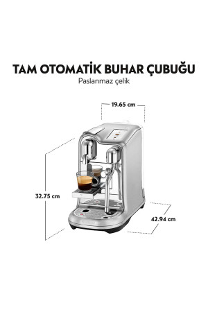 J620 Creatista Pro Kahve Makinesi,Çelik 500.01.01.8756 - 3