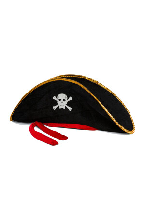 Jack Sparrow Sailor Piratenhut aus Samt für Erwachsene, 50 x 20 cm (3877) TYC00765961635 - 1