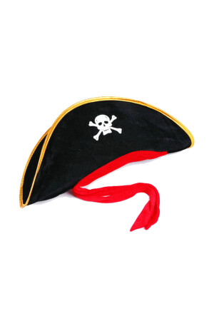 Jack Sparrow Sailor Piratenhut aus Samt für Erwachsene, 50 x 20 cm (3877) TYC00765961635 - 2