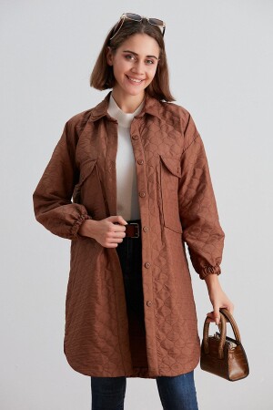 Jacke mit gesteppten Taschen - 1