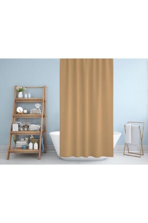 Jackline Badezimmer-Duschvorhang 0010 Beige Double Wing 2x120x200 BAPJAC0010BEJC - 1