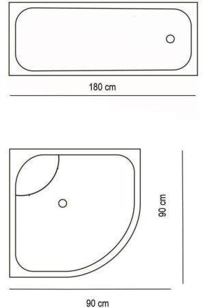 Jackline Banyo Duş Perdesi 5706 Tek Kanat 1x180x200 BAPJAC5706STT - 4