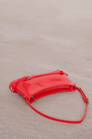 Jacqs Baguette-Tasche aus Lackleder für Damen in Rot - 6