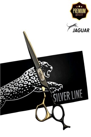 Jaguar 6 inc Profesyonel Saç Sakal Kesim Makası Düz Makası Berber Kuaför Saç Kesim XLJ51B - 1