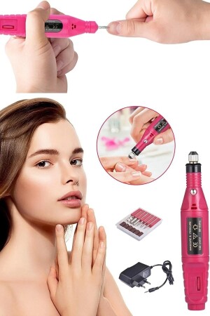 Janbella Elektrisches Nagelfeilen-Set, Maniküre, Pediküre, prothetische Nagel-Fuß-Hohlhaut- und Pilzmaschine Jnv-4063 - Janva