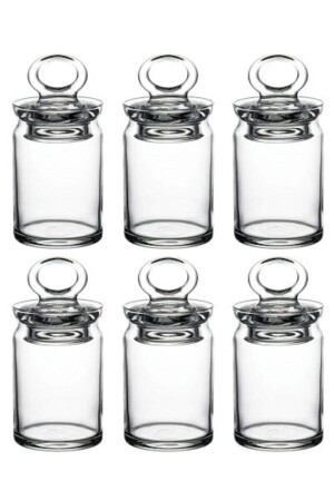 Jar Kitchen Mini-Gewürzglas 240 cc – 6 Stück PB&95104-6LI Mini-Glas - 2